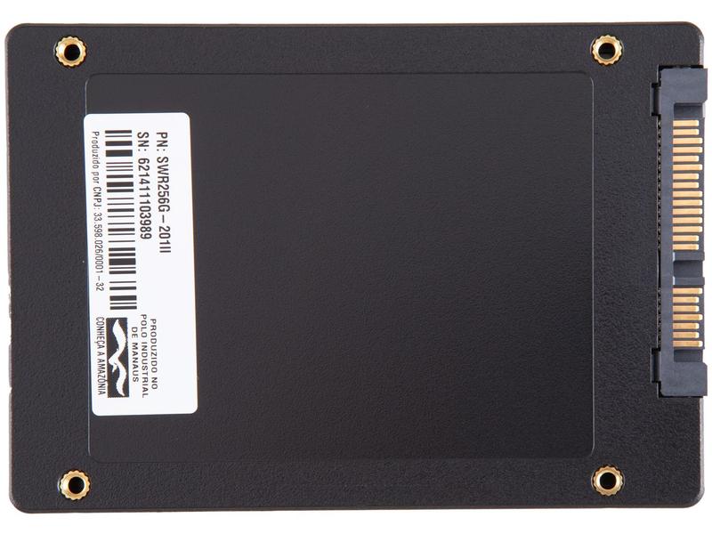 SSD 256GB WIN MEMORY SATA 2,5” Leitura 560MB/s Gravação 540MB/s
